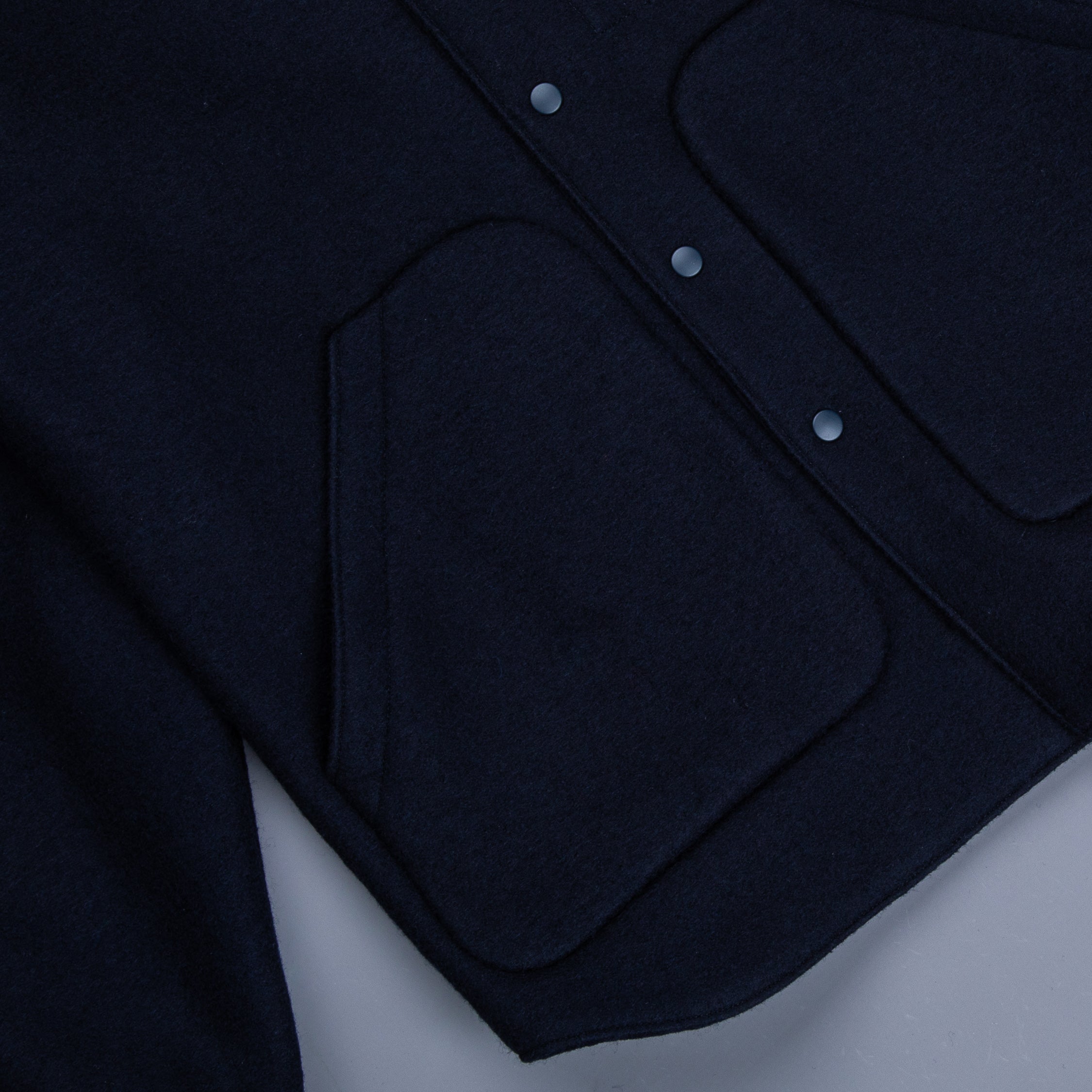 Aspesi Wool Azoto Jacket Navy