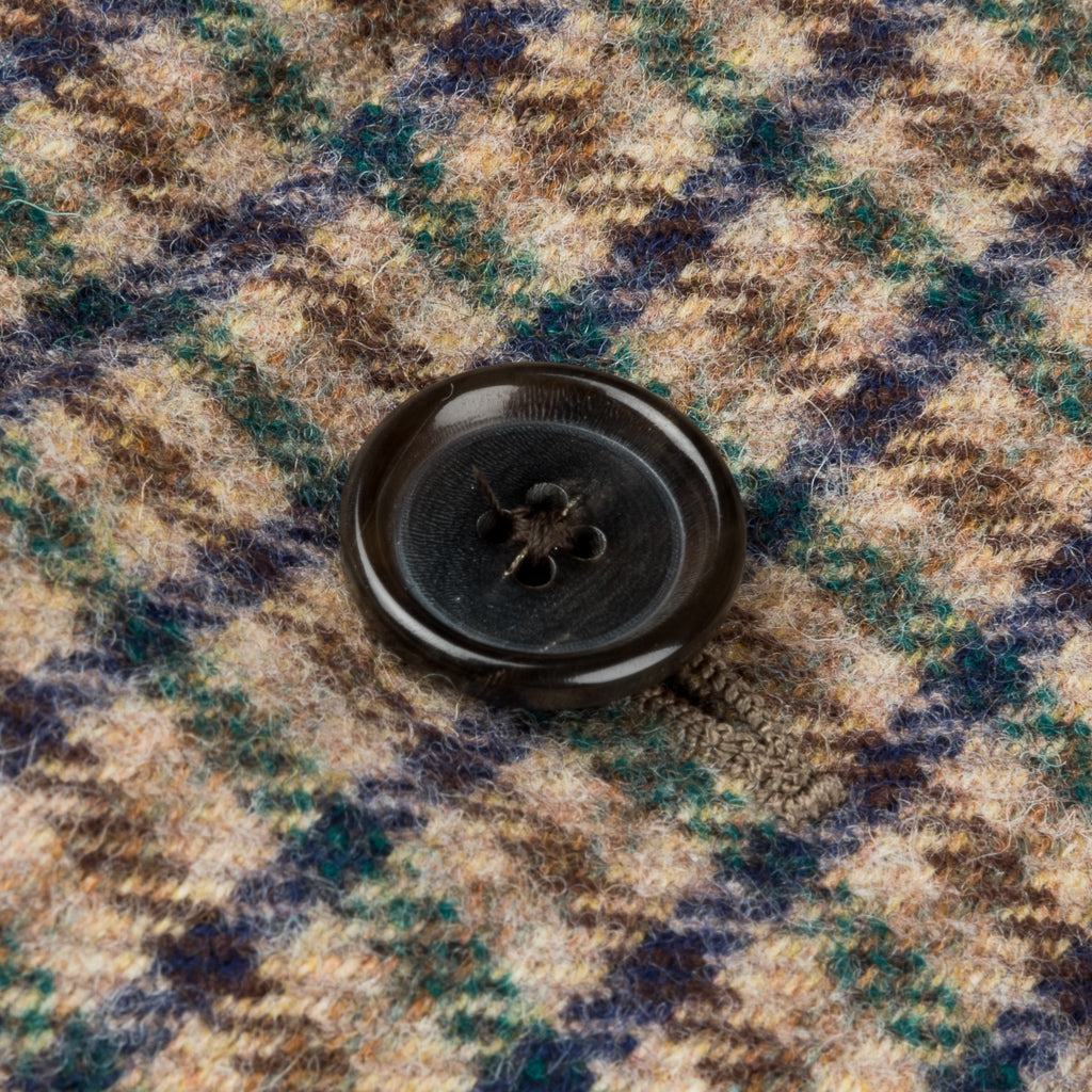 Caruso x Frans Boone x Fox Flannels Aida Jacket Lambswool Merino Gun Club - Jack