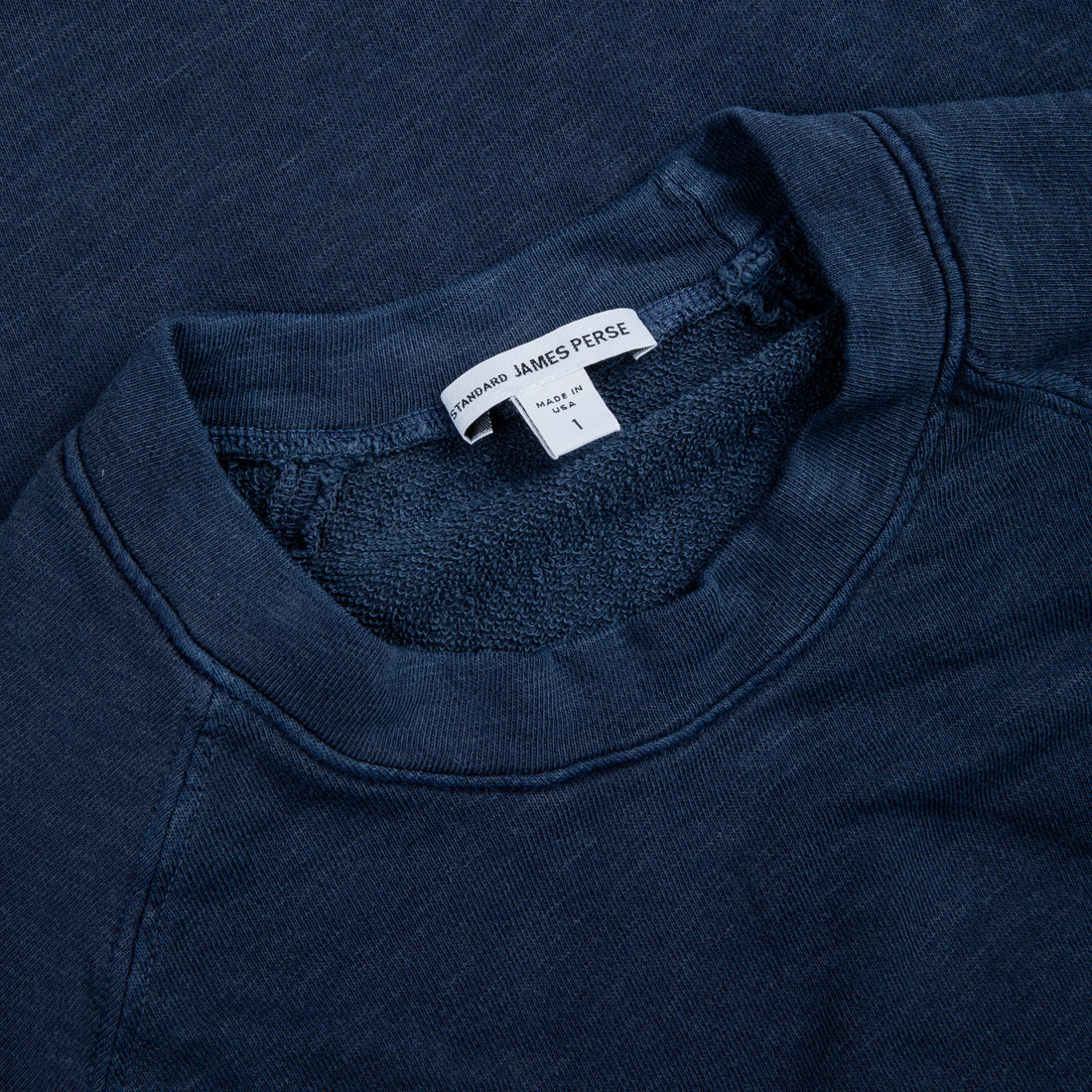 James Perse Raglan Crew Sweatshirt Deep