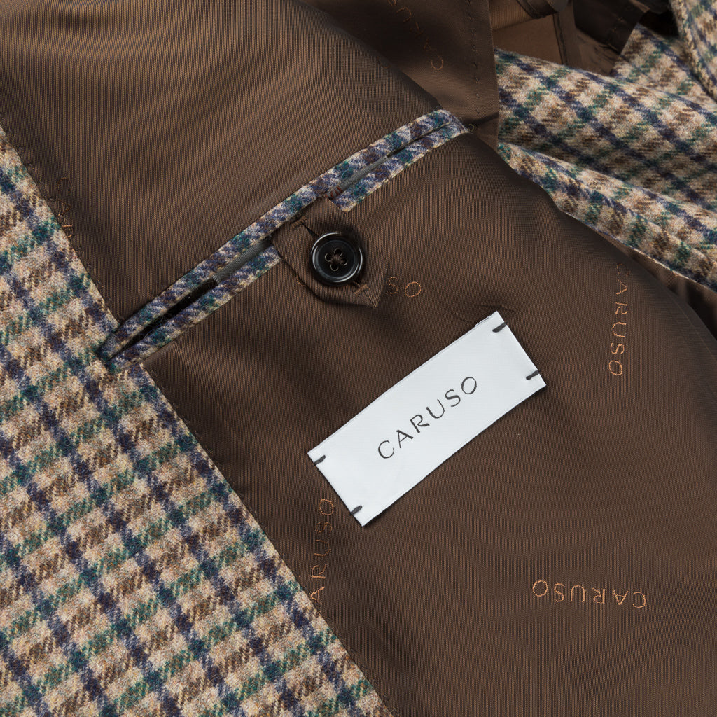 Caruso x Frans Boone x Fox Flannels Aida Jacket Lambswool Merino Gun Club - Jack