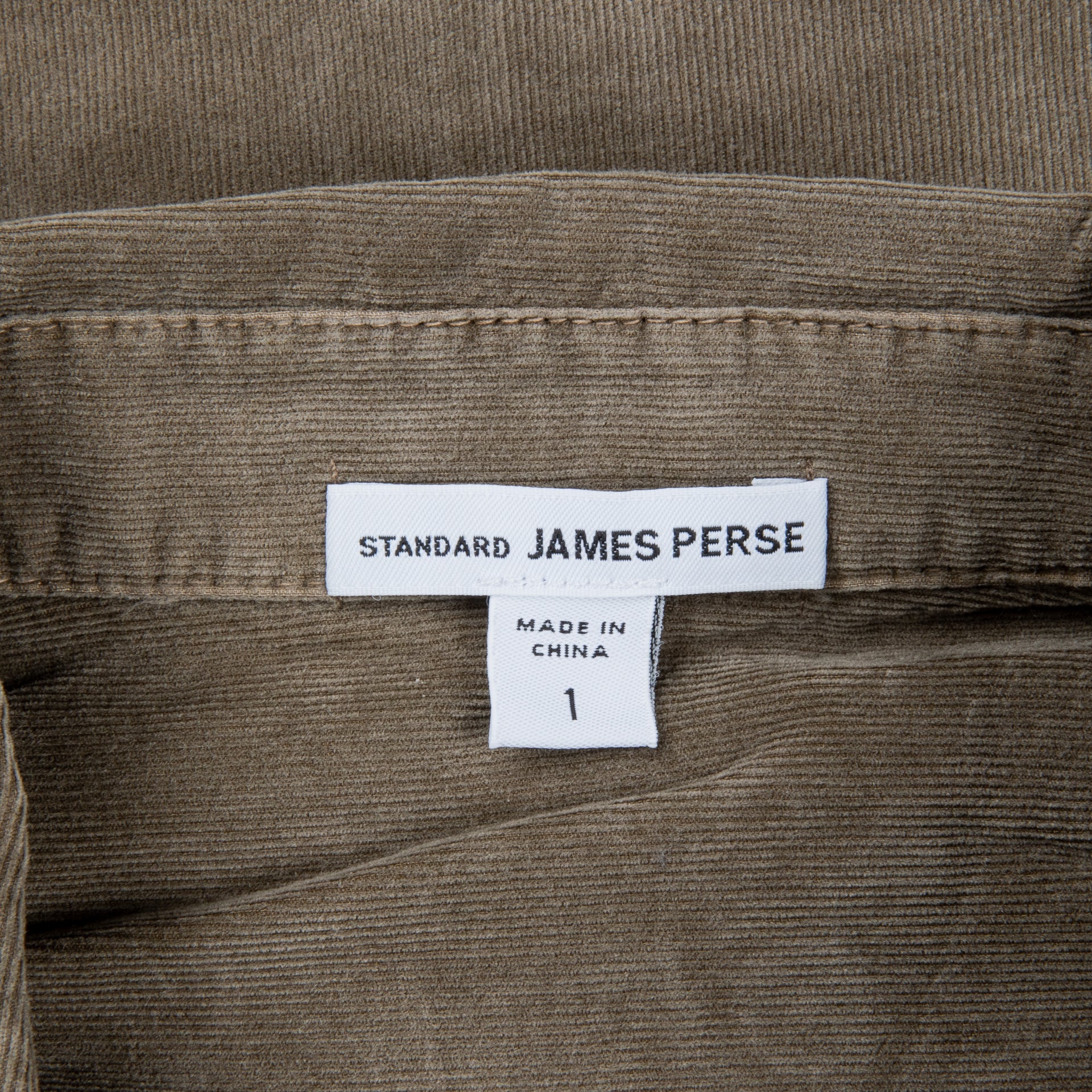 James Perse Corduroy utility shirt Old Whiskey Pigment – Frans Boone Store