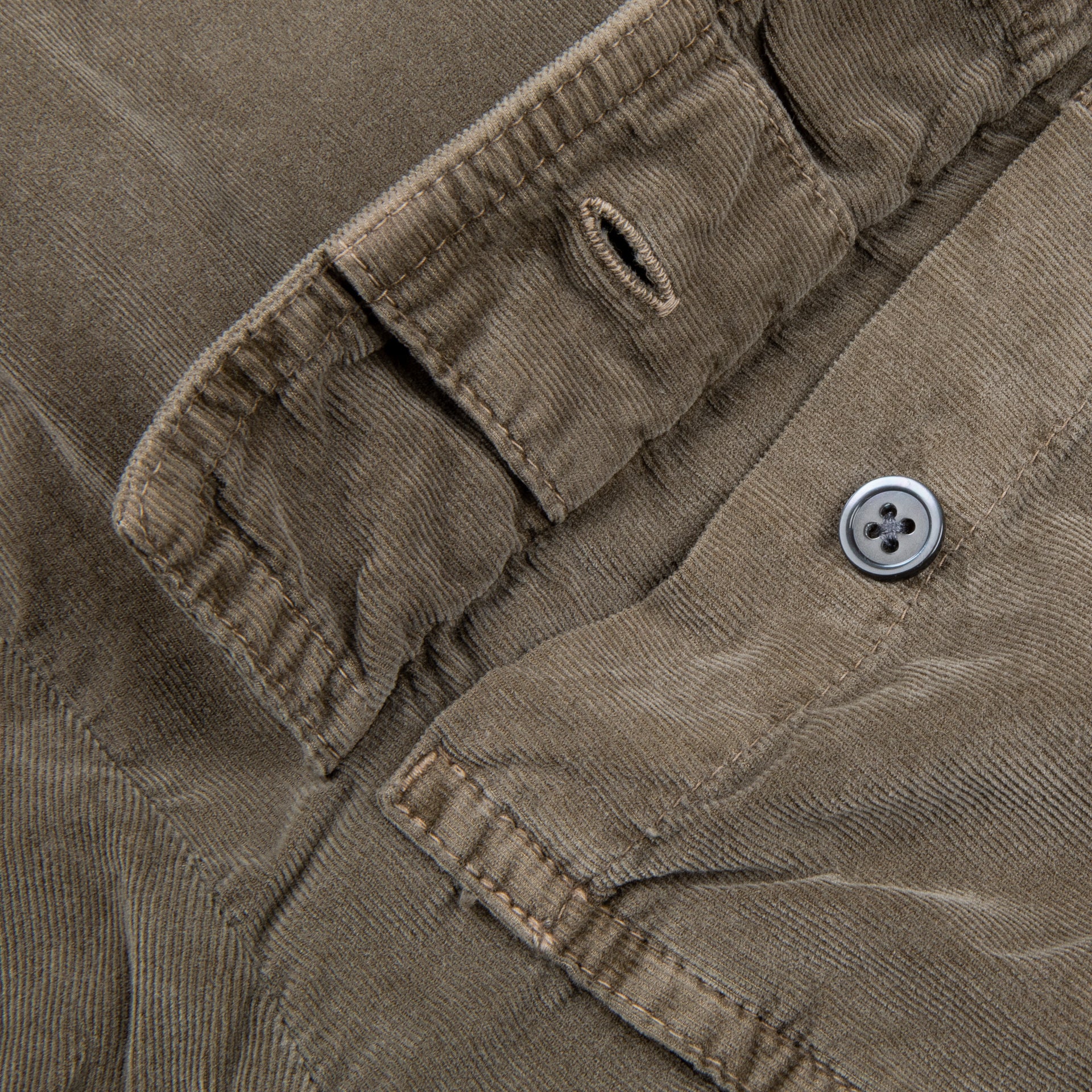James Perse Corduroy utility shirt Old Whiskey Pigment