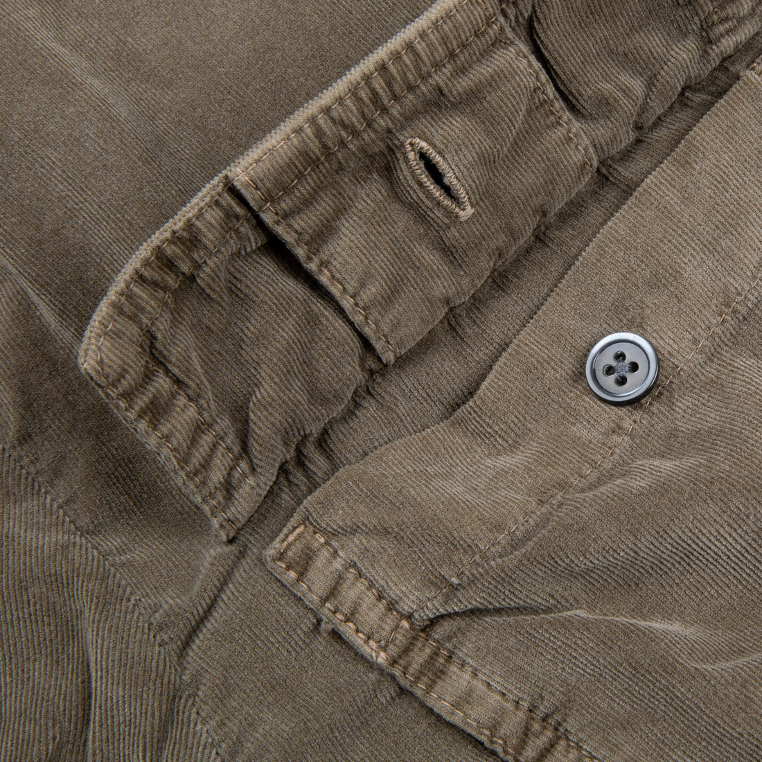 James Perse Corduroy utility shirt Old Whiskey Pigment