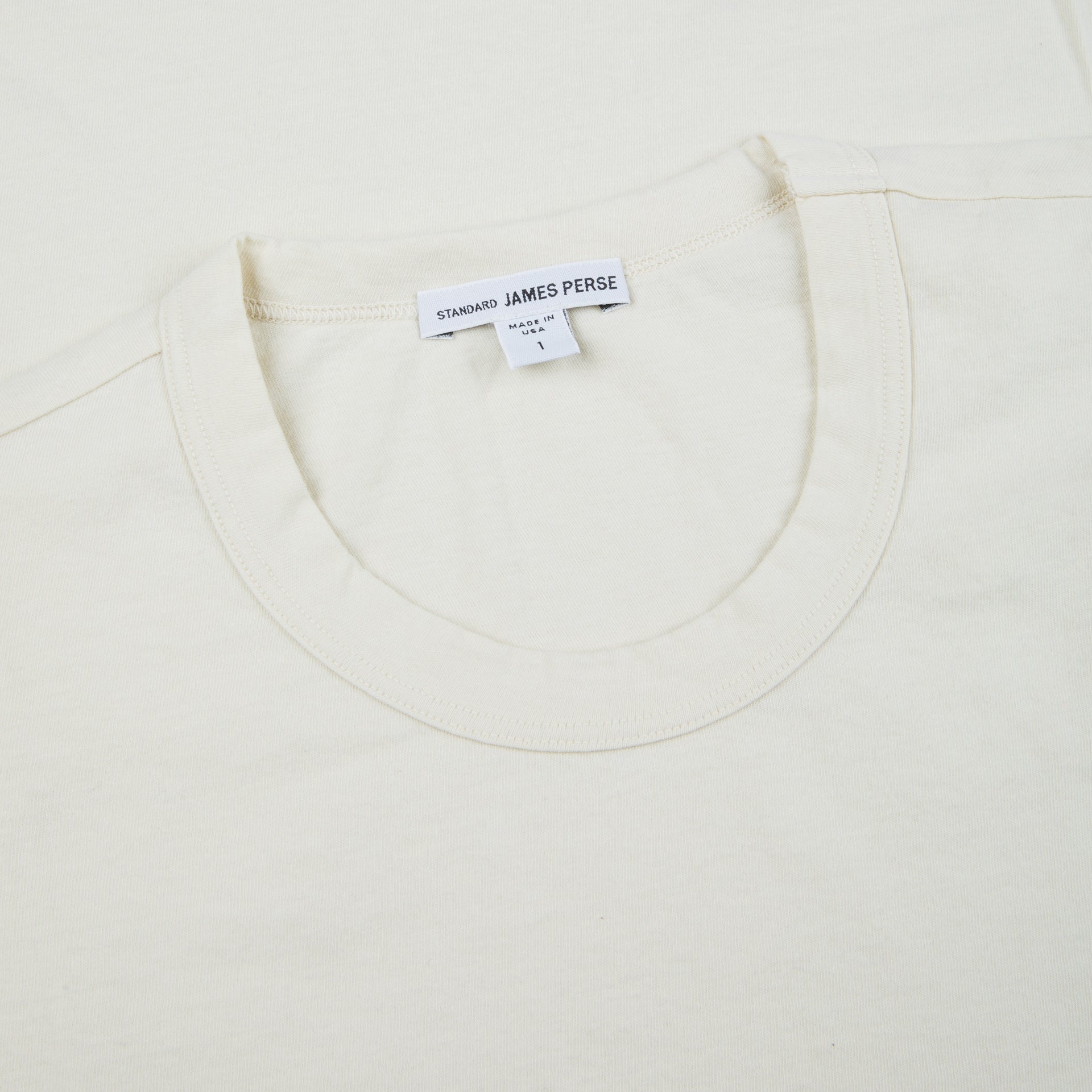 James Perse crew neck pocket tee Marshmallow