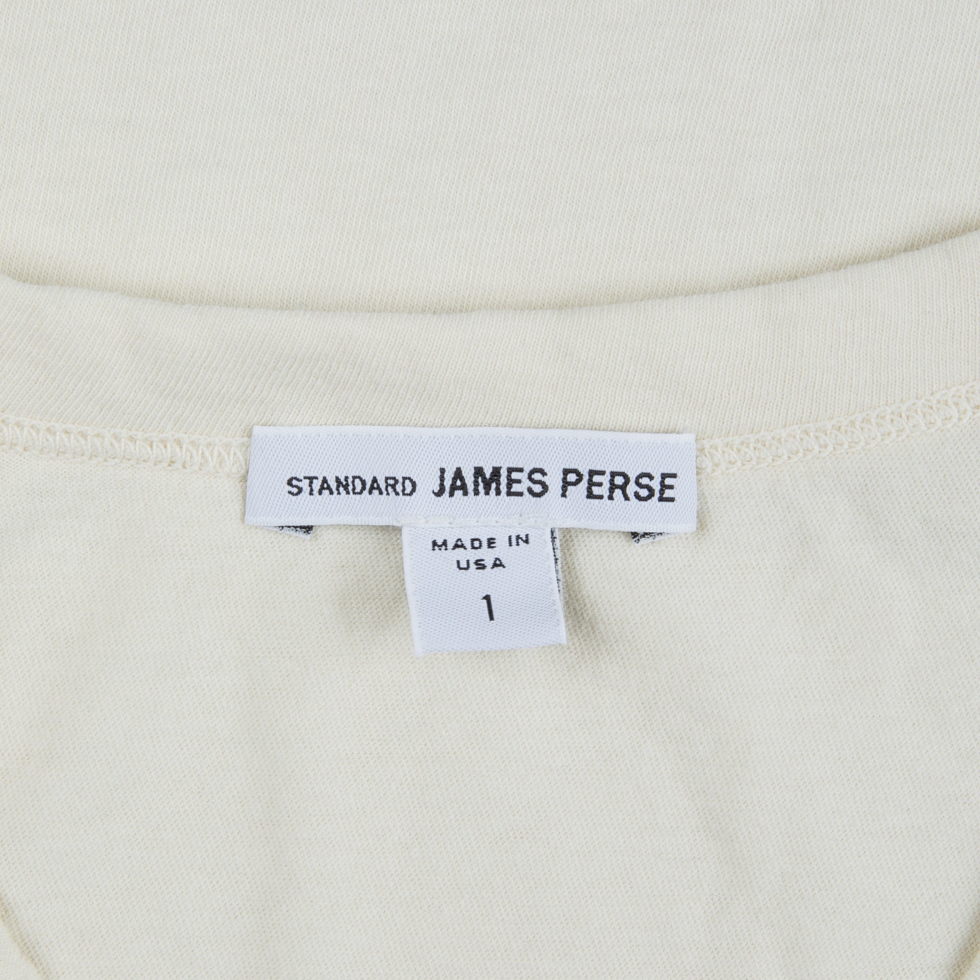 James Perse crew neck pocket tee Marshmallow