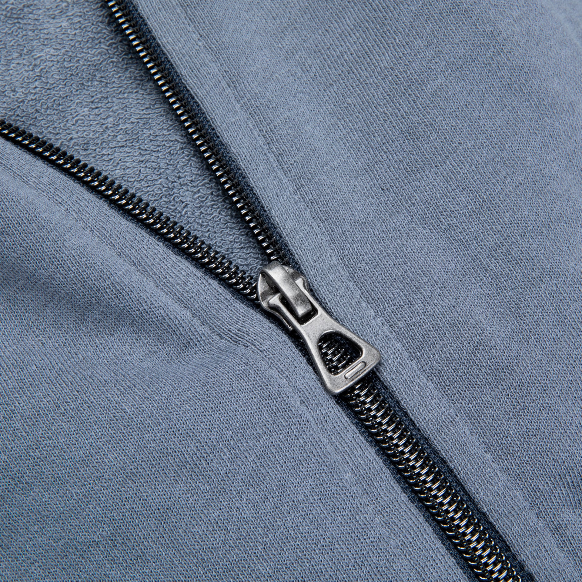 James Perse Vintage Cotton Zip Hoodie Arsenic Pigment