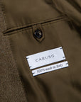 Caruso Norma Overcoat Wool Verde Medio