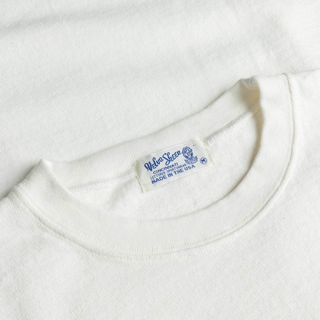 Velva Sheen Heavy oz Pïgment L/S Tee with pocket White