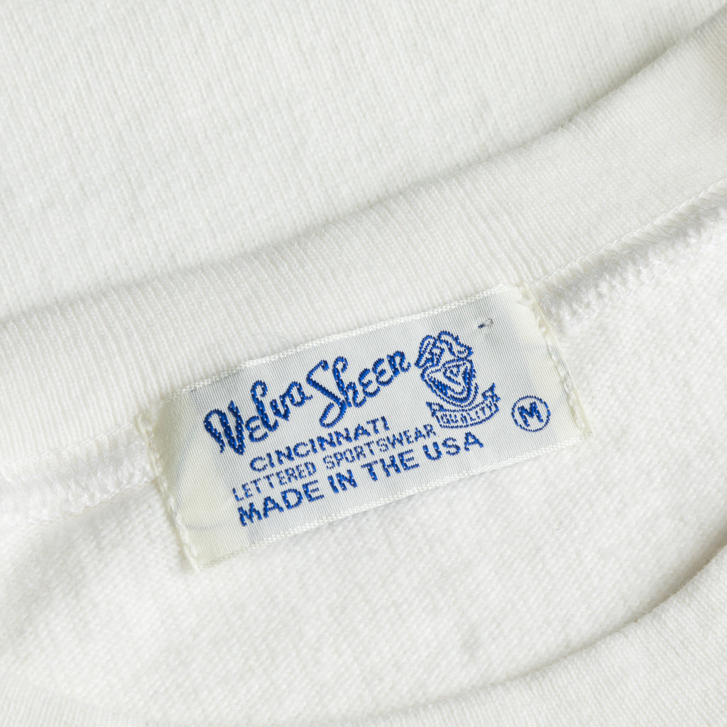 Velva Sheen Heavy oz Pïgment L/S Tee with pocket White