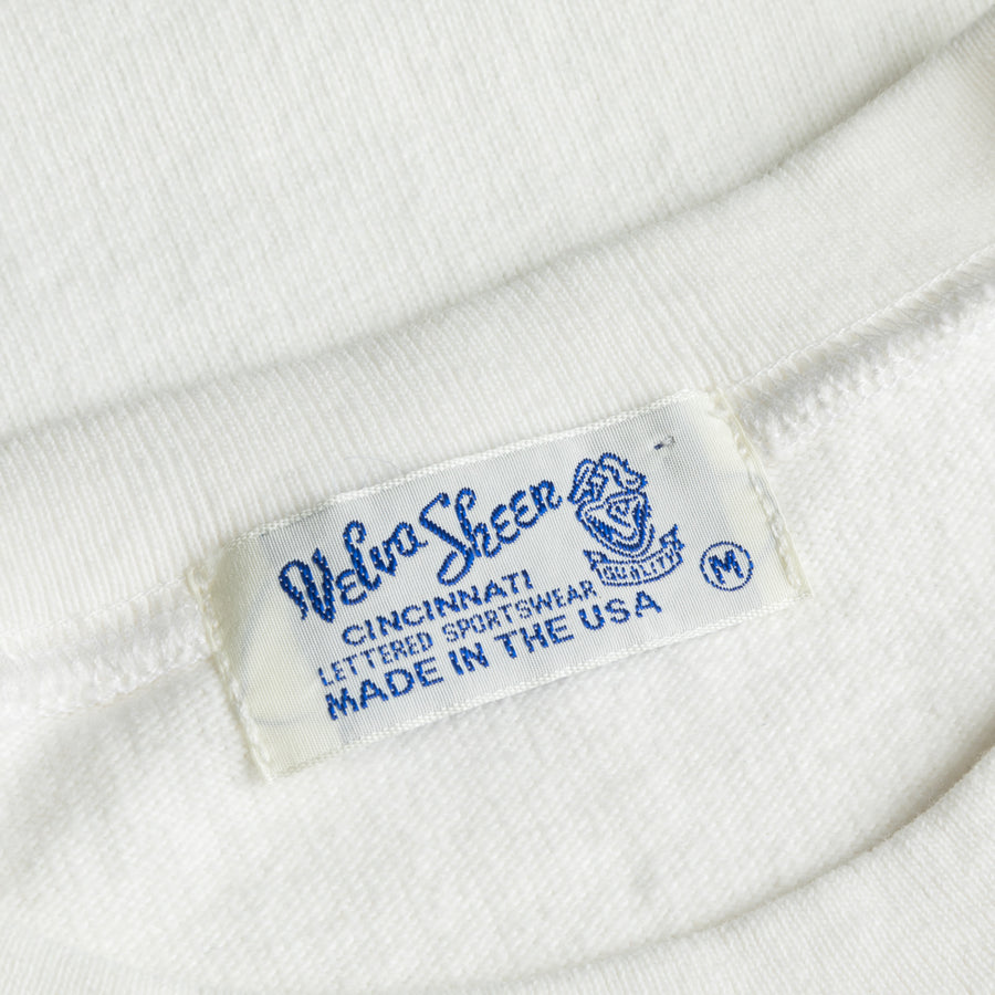 Velva Sheen Heavy oz Pïgment L/S Tee with pocket White