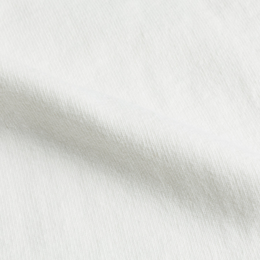 Velva Sheen Heavy oz Pïgment L/S Tee with pocket White