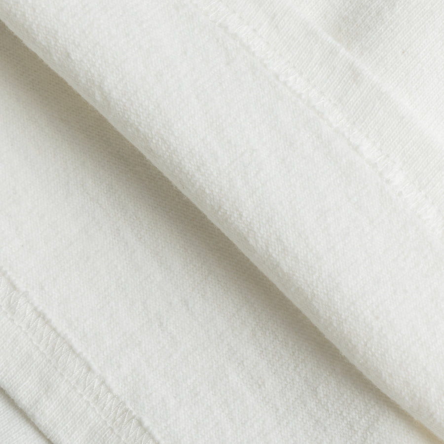 Velva Sheen Heavy oz Pïgment L/S Tee with pocket White