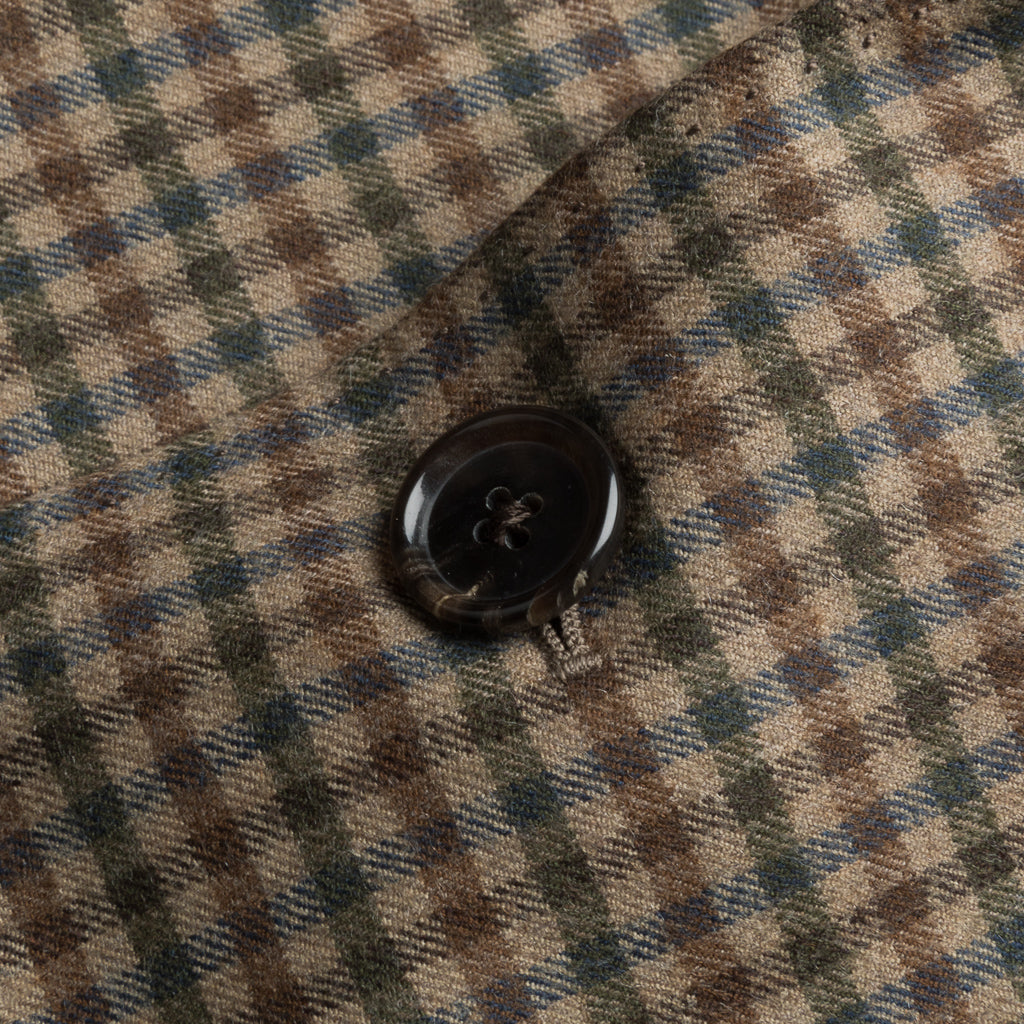 Caruso x Frans Boone x Fox Flannels Aida Jacket Super Fine Merino Gun Club - Clarck
