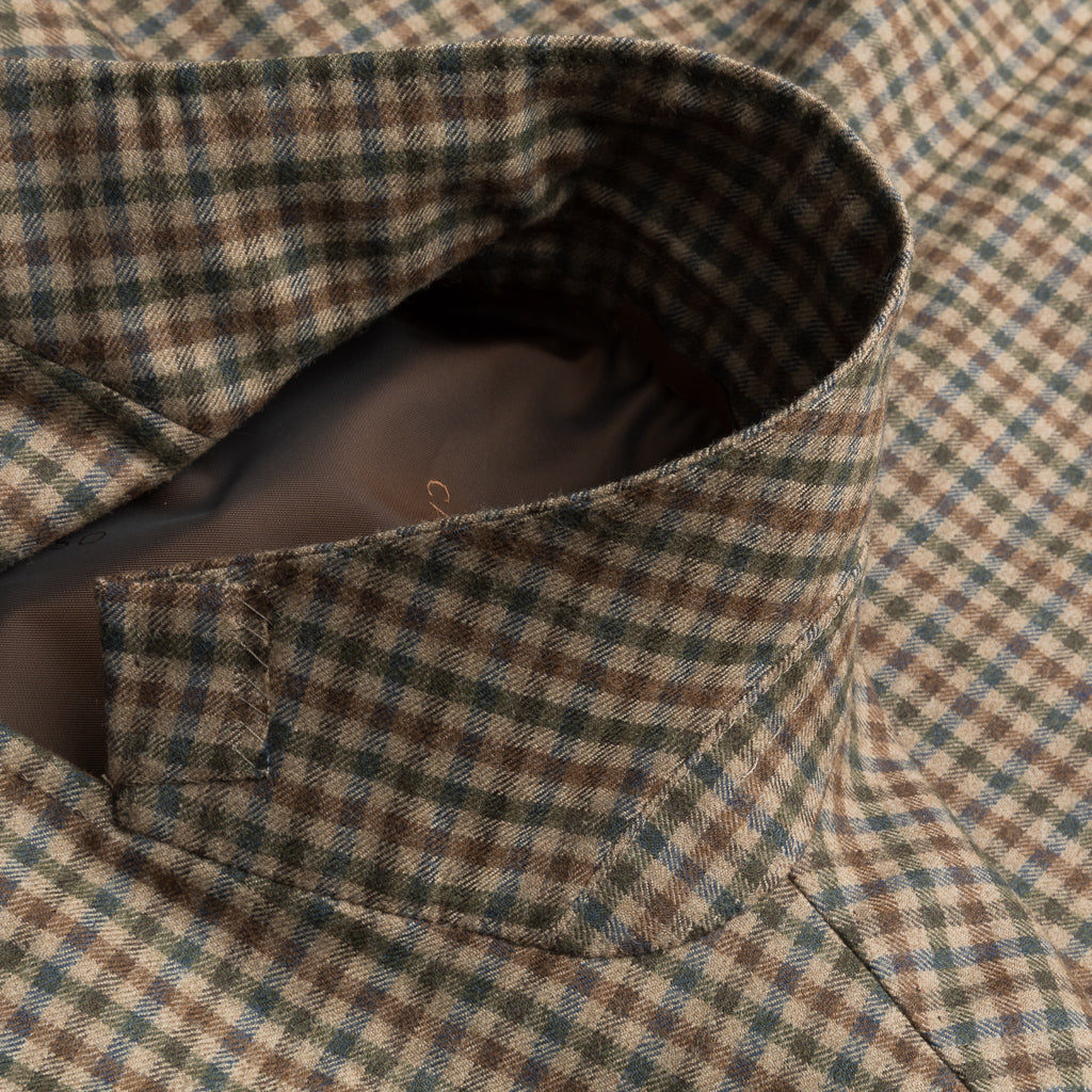 Caruso x Frans Boone x Fox Flannels Aida Jacket Super Fine Merino Gun Club - Clarck