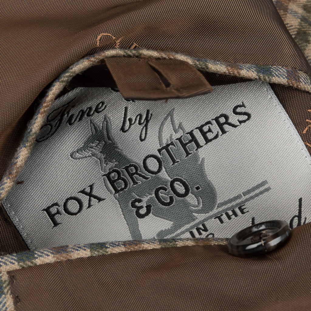 Caruso x Frans Boone x Fox Flannels Aida Jacket Super Fine Merino Gun Club - Clarck