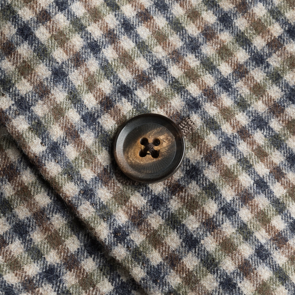 Caruso x Frans Boone x Fox Flannels Aida Jacket Super Fine Merino Gun Club - Robert