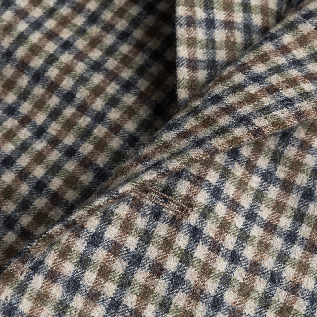 Caruso x Frans Boone x Fox Flannels Aida Jacket Super Fine Merino Gun Club - Robert
