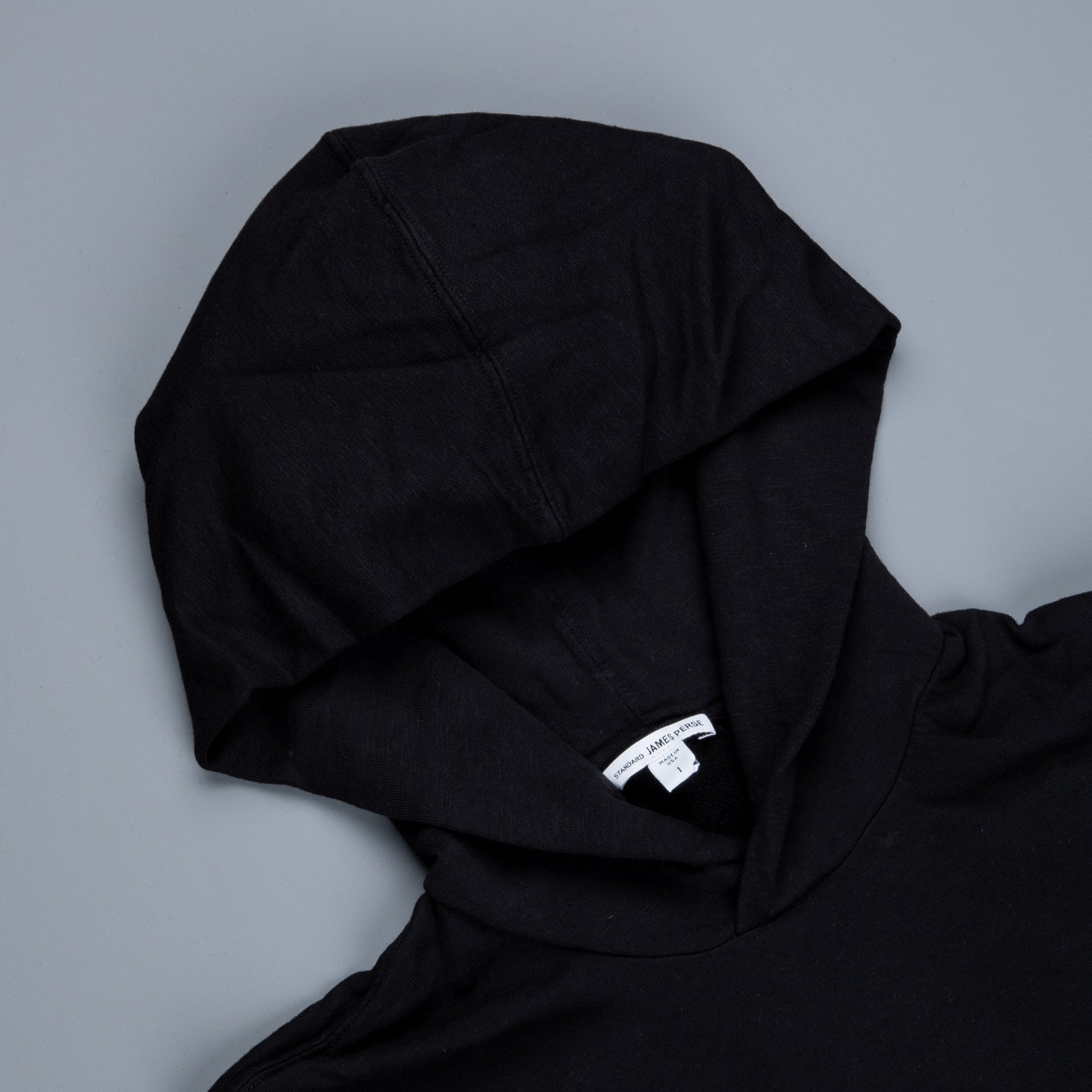 James Perse French Terry Hoodie Black