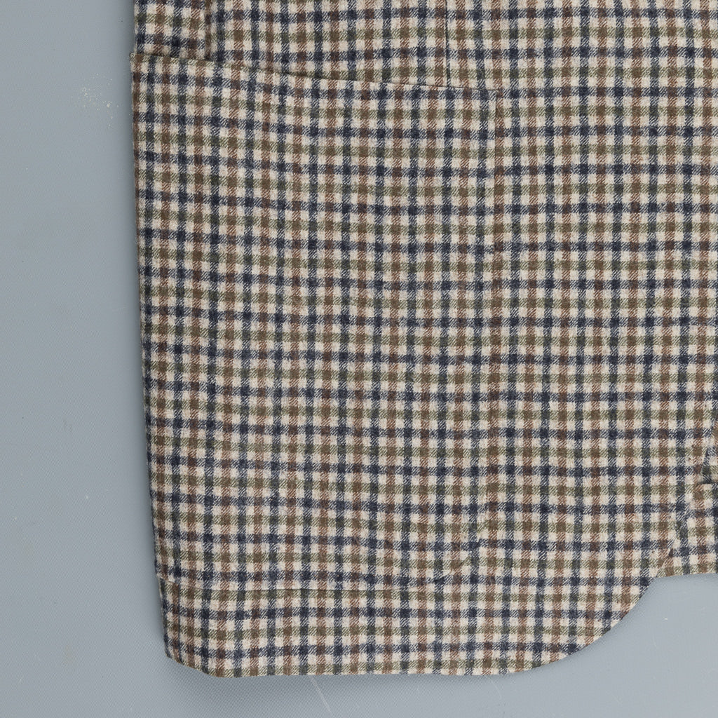 Caruso x Frans Boone x Fox Flannels Aida Jacket Super Fine Merino Gun Club - Robert