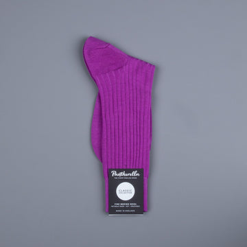Frans Boone x Pantherella Laburnum Merino Wool Ankle High Socks Sweat Pea