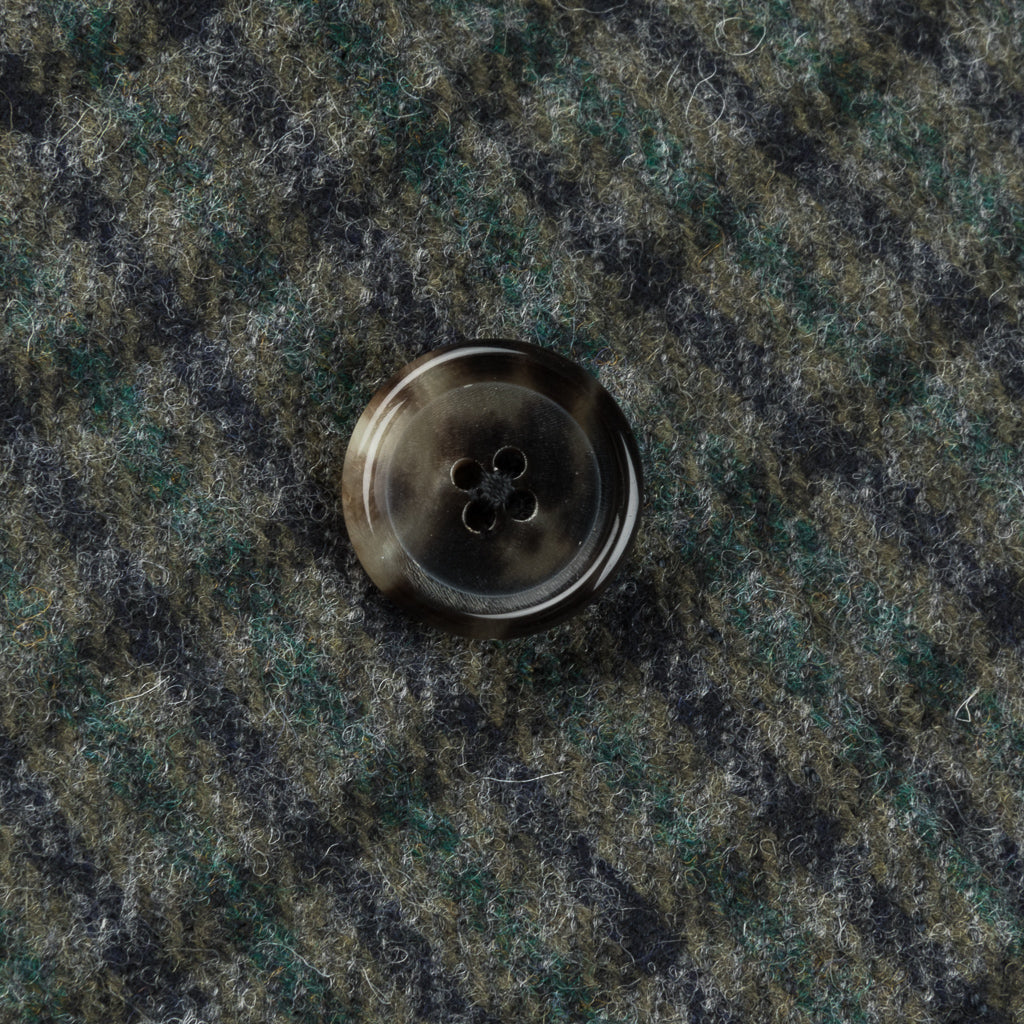Caruso x Frans Boone x Fox Flannels Aida Jacket Lambswool Merino Gun Club - Gregory