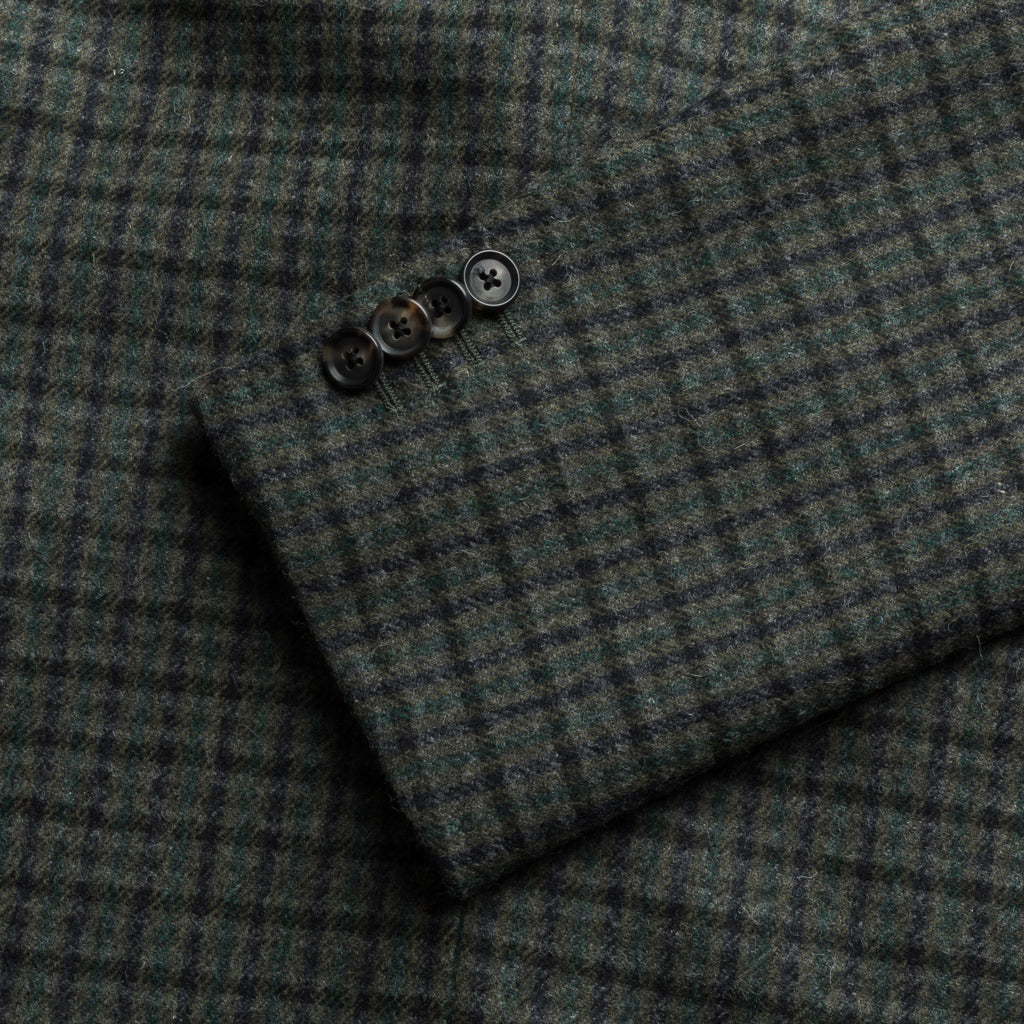 Caruso x Frans Boone x Fox Flannels Aida Jacket Lambswool Merino Gun Club - Gregory