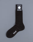 Frans Boone x Pantherella Laburnum Merino Wool Ankle High Socks Chocolat