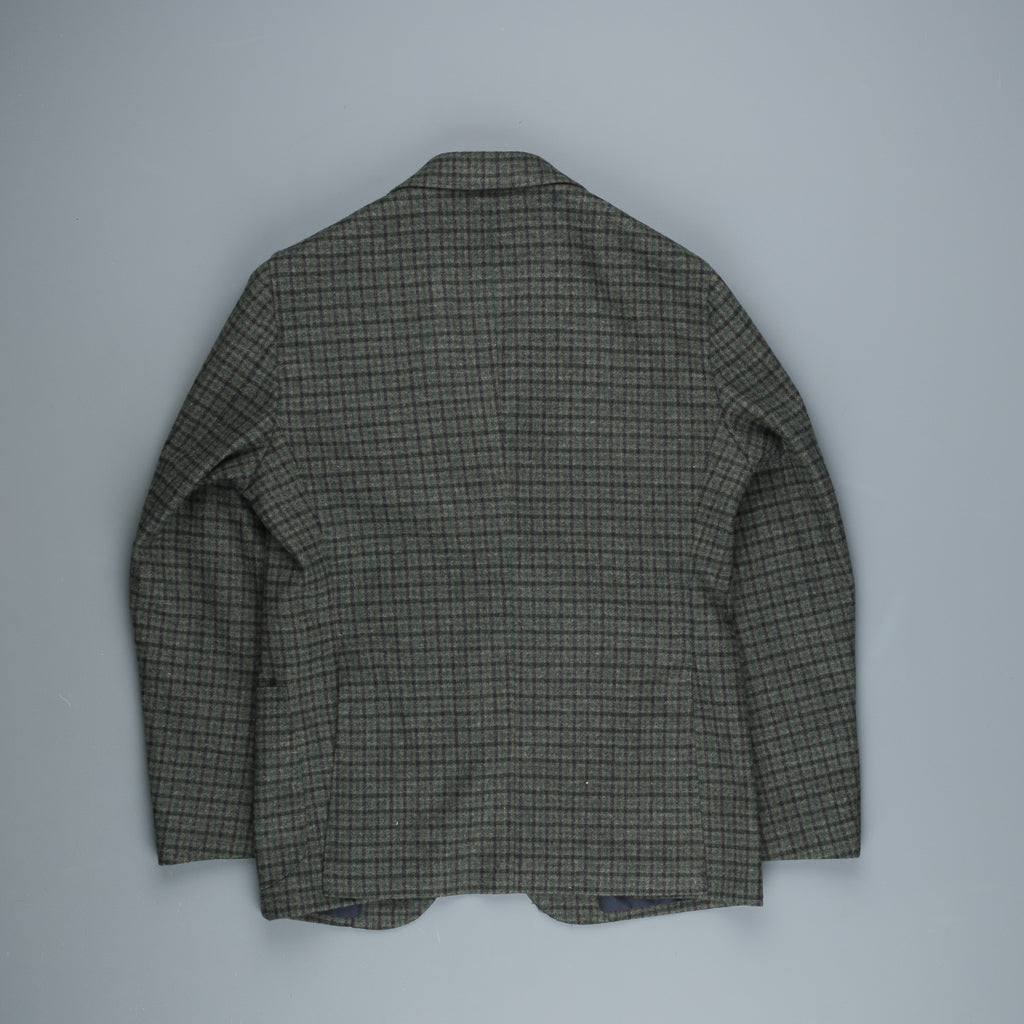 Caruso x Frans Boone x Fox Flannels Aida Jacket Lambswool Merino Gun Club - Gregory