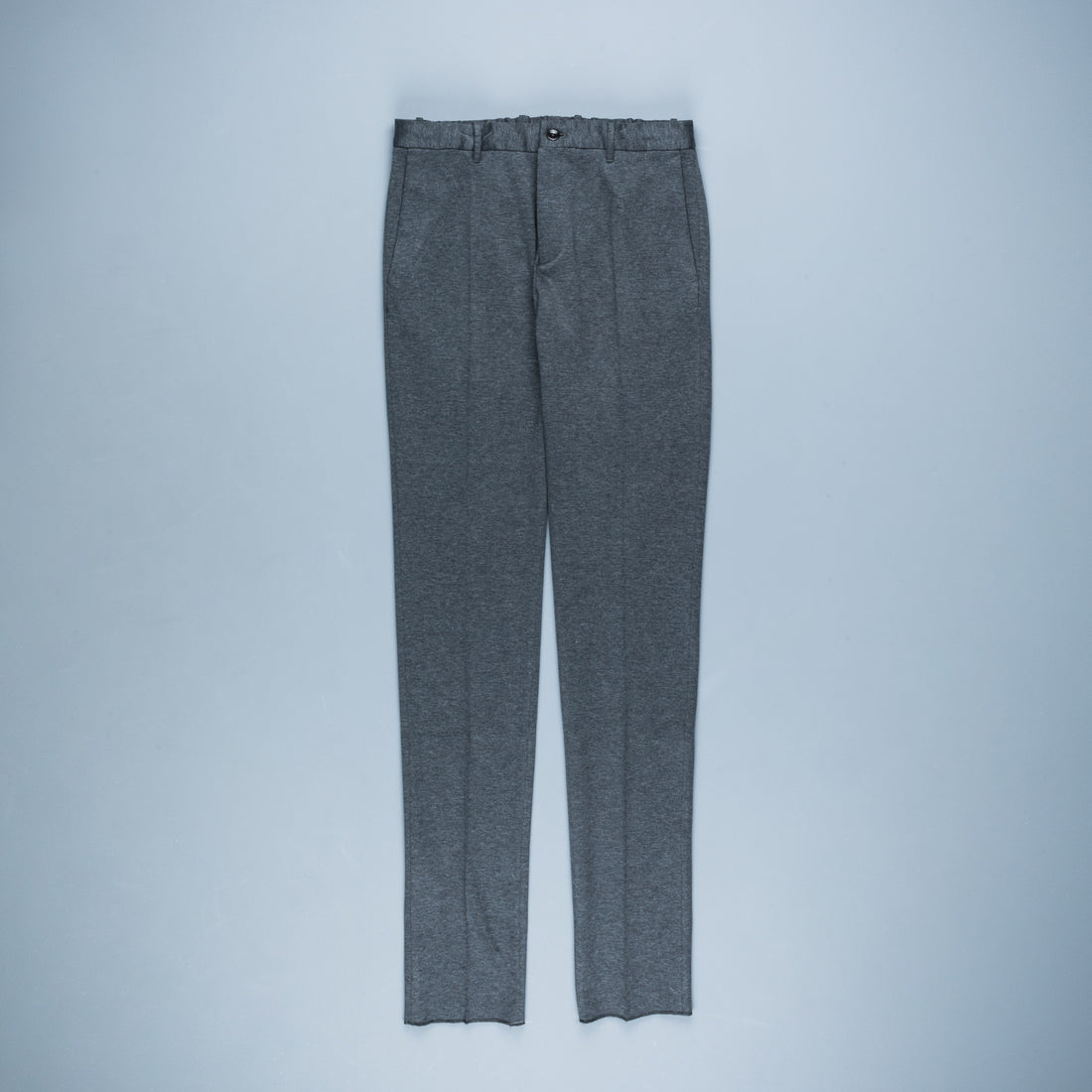 Incotex Model 84 Cotton Jersey Pants Grigio Medio