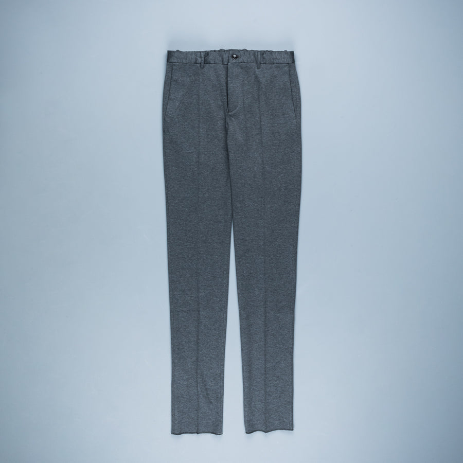 Incotex Model 84 Cotton Jersey Pants Grigio Medio