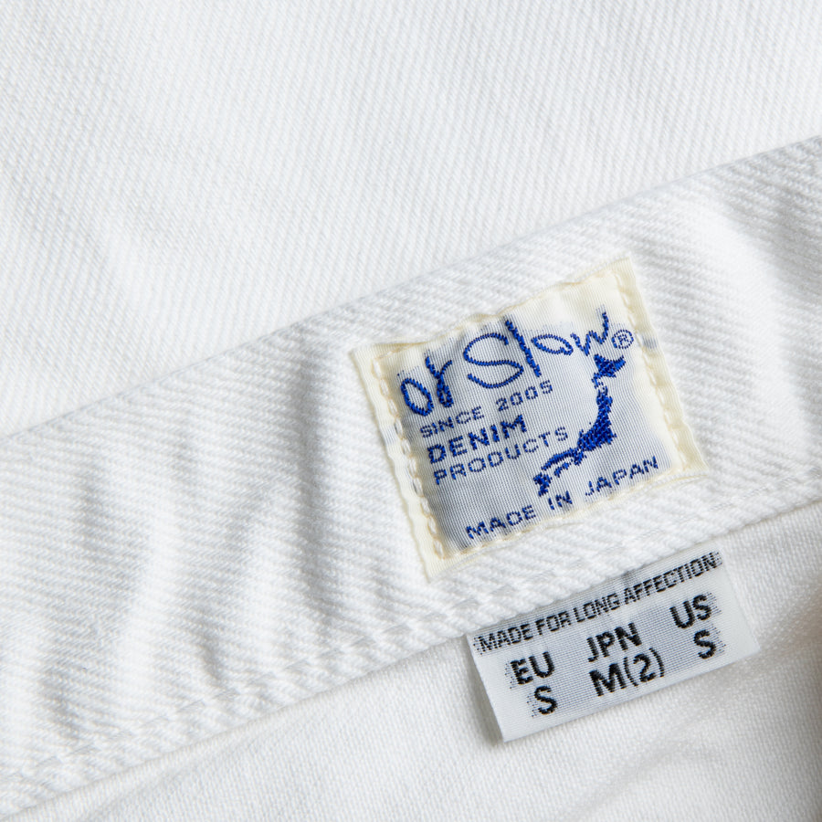 Orslow x Frans Boone Exclusive White Selvedge Denim Model 105 Standard Fit
