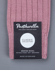 Frans Boone x Pantherella Packington Merino wool socks Old Rose
