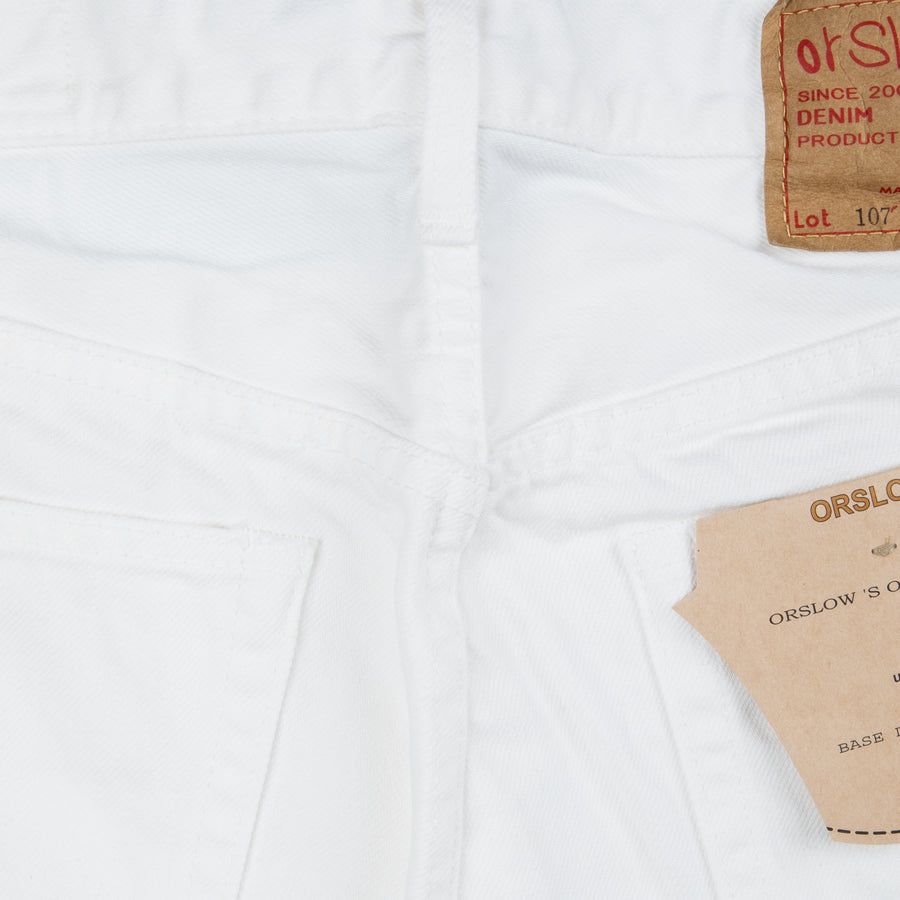 Orslow x Frans Boone Exclusive White Selvedge Denim Model 107 Ivy Fit