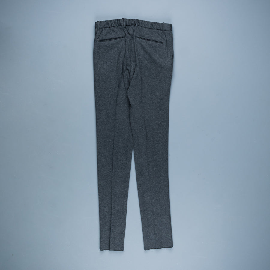 Incotex Model 84 Cotton Jersey Pants Grigio Medio