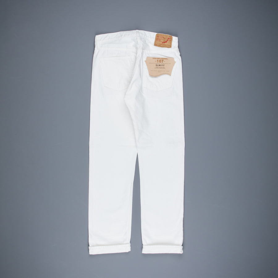 Orslow x Frans Boone Exclusive White Selvedge Denim Model 107 Ivy Fit
