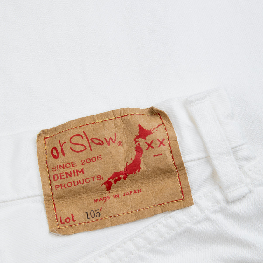 Orslow x Frans Boone Exclusive White Selvedge Denim Model 105 Standard Fit