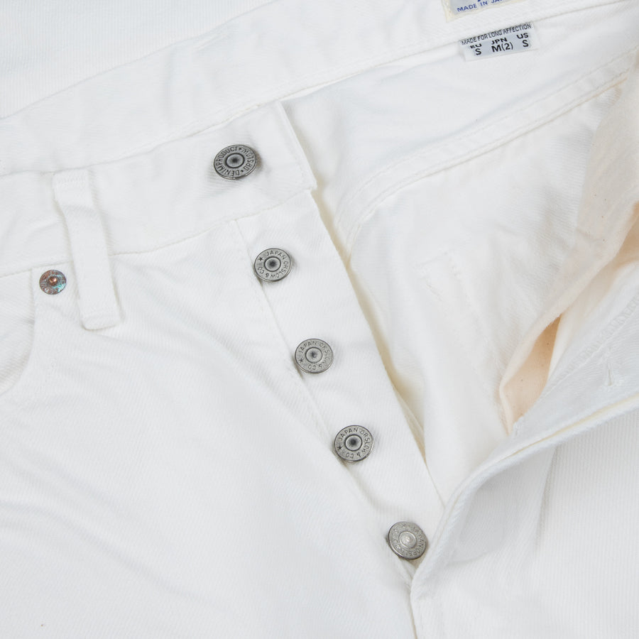 Orslow x Frans Boone Exclusive White Selvedge Denim Model 105 Standard Fit