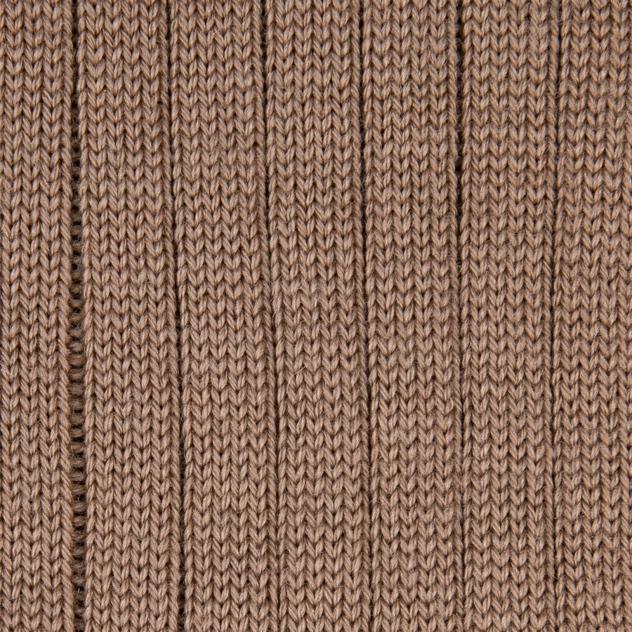 Frans Boone x Pantherella Packington Merino wool socks Dark Camel
