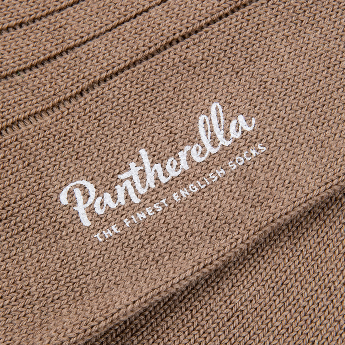 Frans Boone x Pantherella Packington Merino wool socks Dark Camel