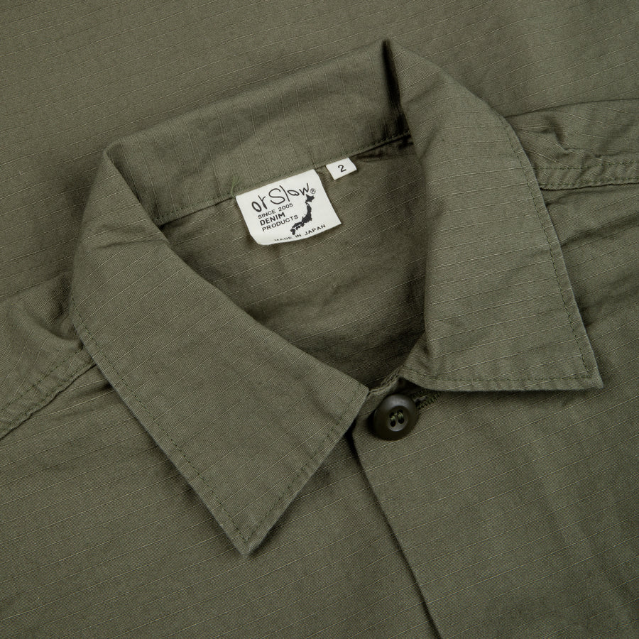 Orslow Trooper Fatigue shirt Army Green