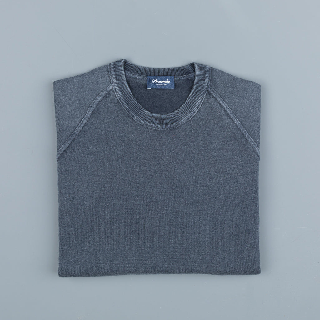 Drumohr Cashmere Sweater Frost Navy