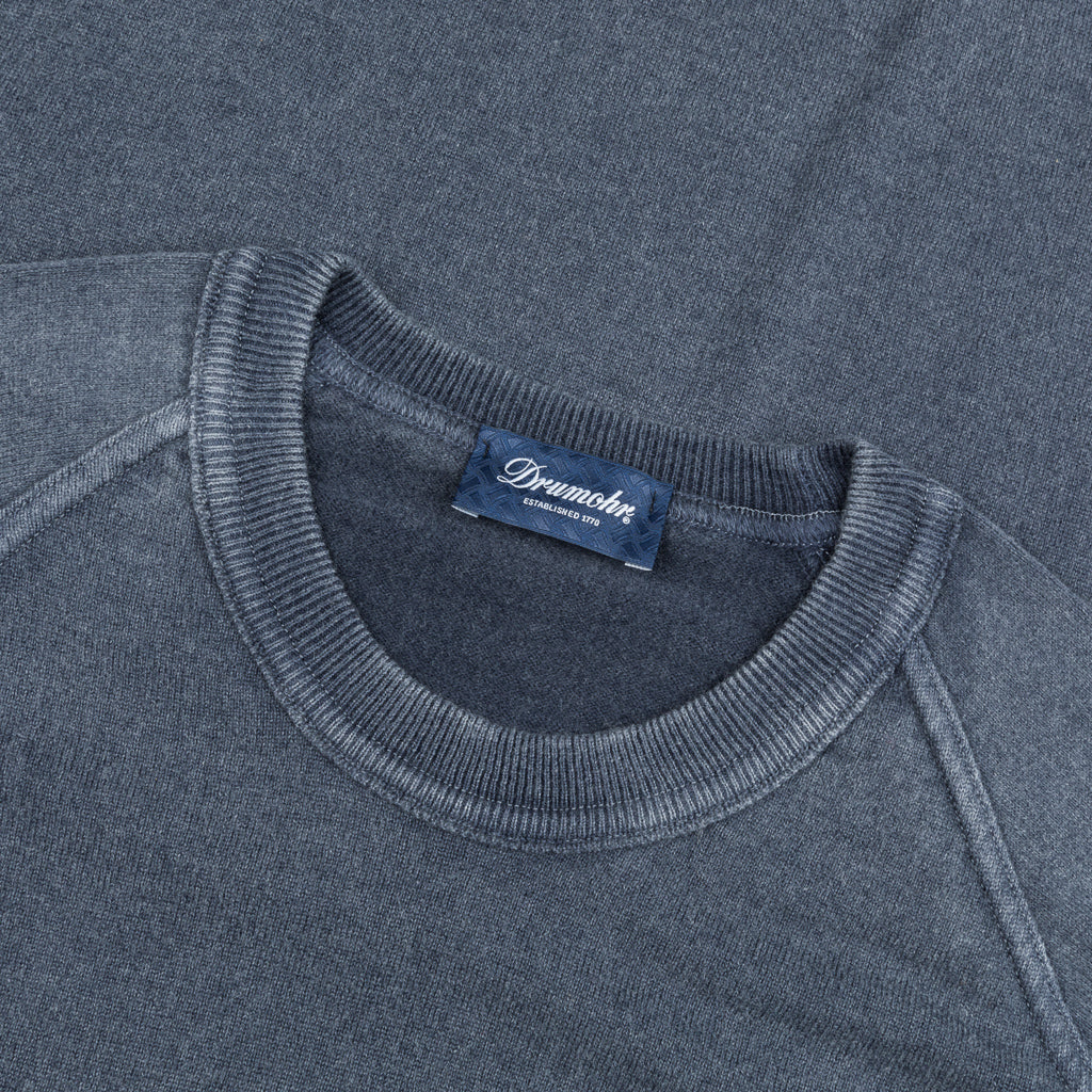 Drumohr Cashmere Sweater Frost Navy