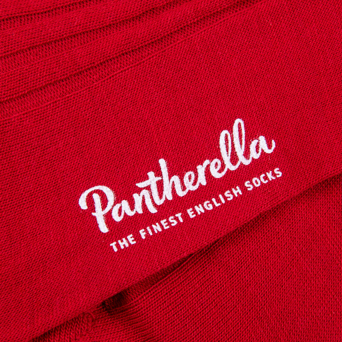 Frans Boone x Pantherella Laburnum merino wool ankle high socks Royal Red