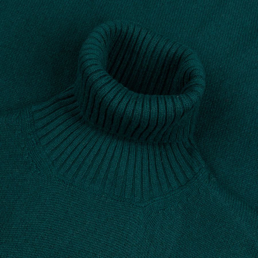 Drumohr Cashmere Dolcevita Turtleneck Racing Green