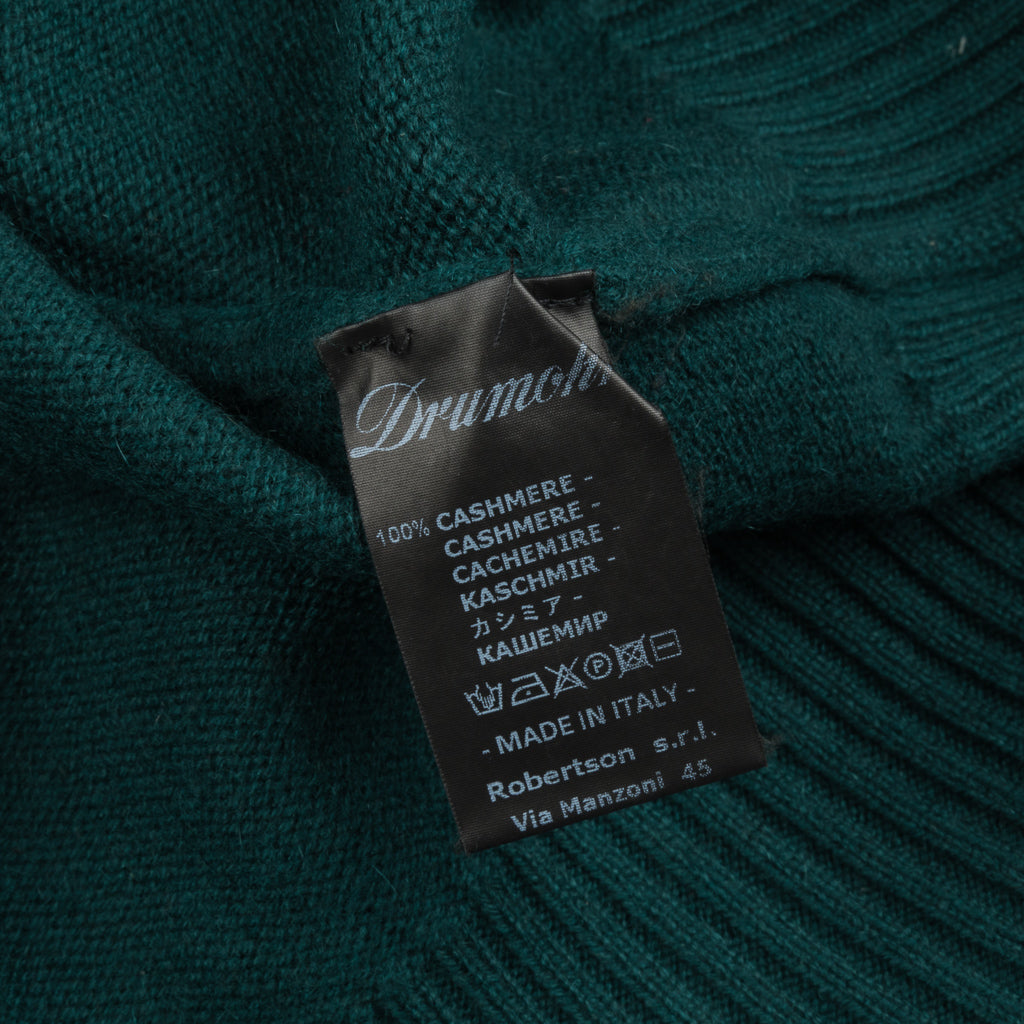 Drumohr Cashmere Dolcevita Turtleneck Racing Green