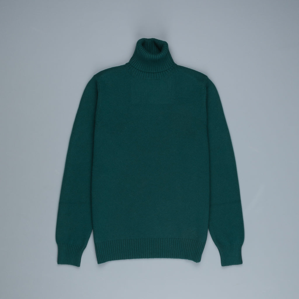 Drumohr Cashmere Dolcevita Turtleneck Racing Green