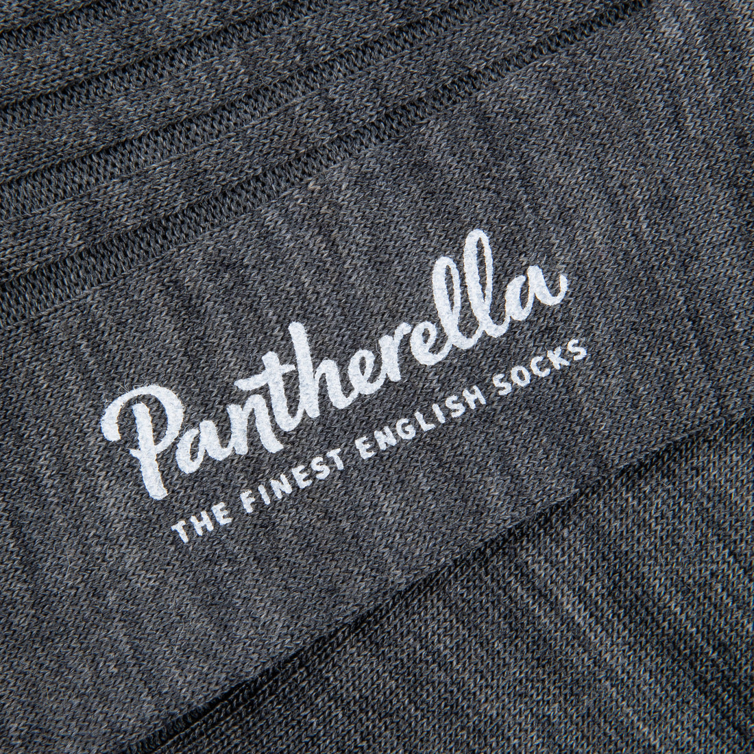 Pantherella Laburnum merino wool ankle high socks Mid Grey Mix