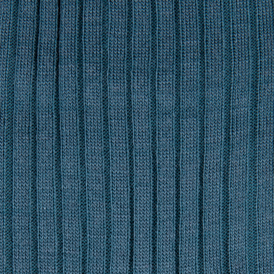 Frans Boone x Pantherella Laburnum Merino Wool Ankle High Socks Teal