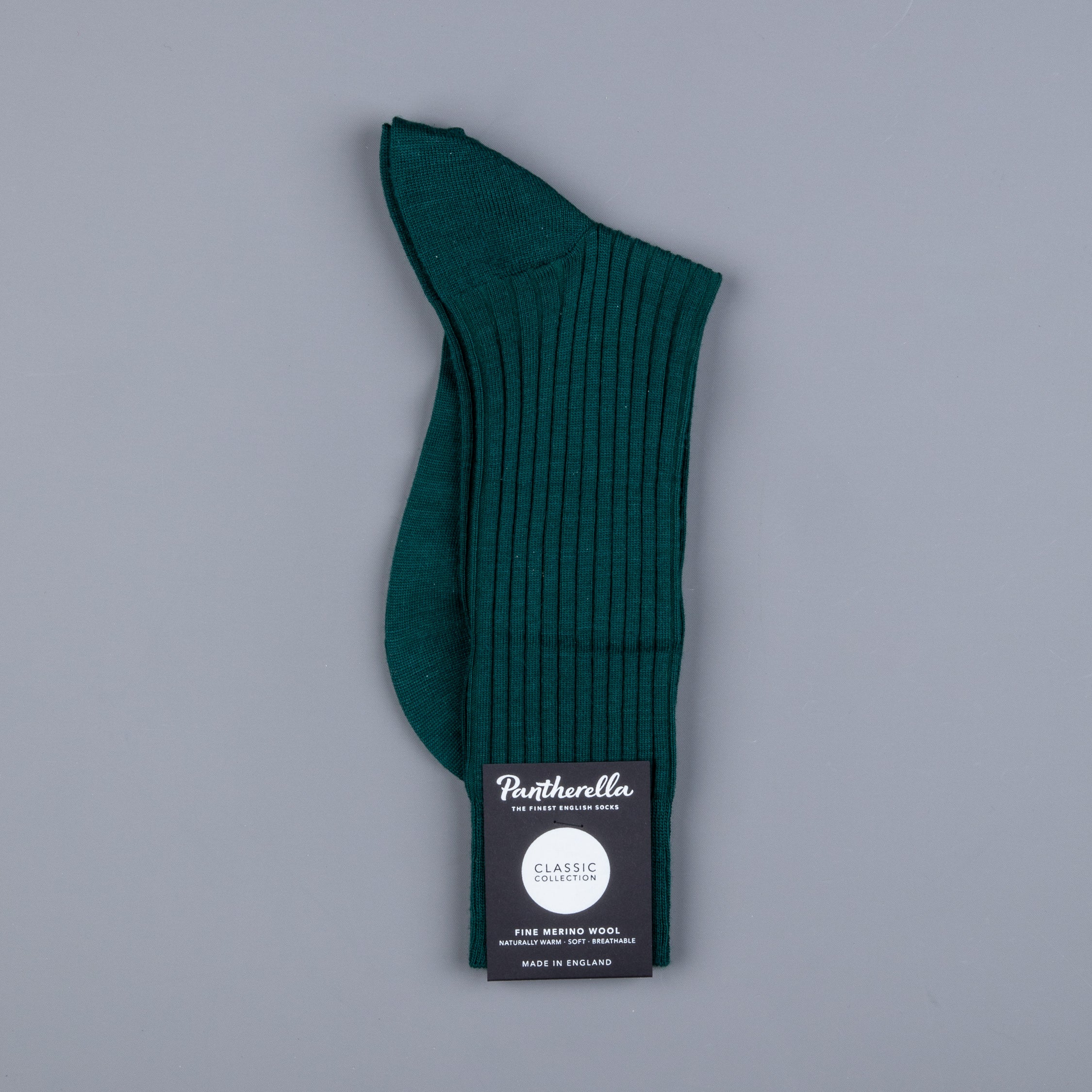 Frans Boone x Pantherella Laburnum merino wool ankle high socks Tartan