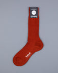 Frans Boone x Pantherella Laburnum Merino Wool Ankle High Socks Russet